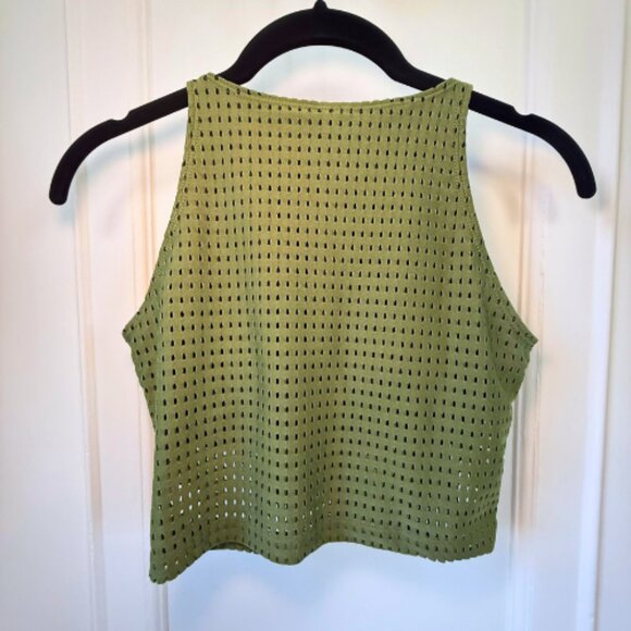 FREE PEOPLE FP MOVEMENT x ONZIE Green Mesh Sportsbra Size S/M - Picture 6 of 8